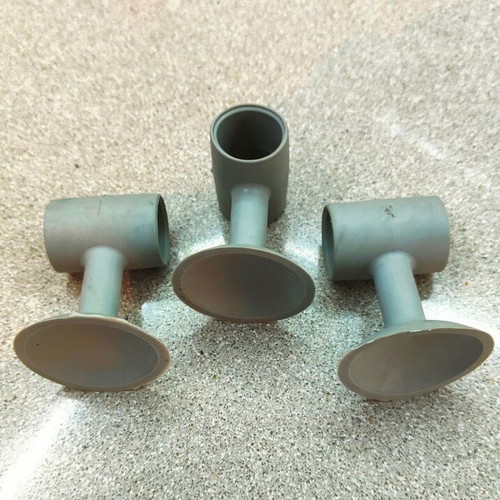 Silicone Door Suction Cups Gray Set of 4 Like New