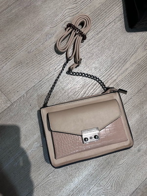 Маркова чанта Bag to Bag кросбоди бежова като нова