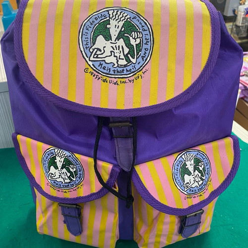Fido Dido backpack bag collectible 1985 new, purple