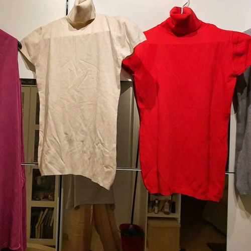 Short-sleeve sweaters and vest like new, size S-M, viscose blend