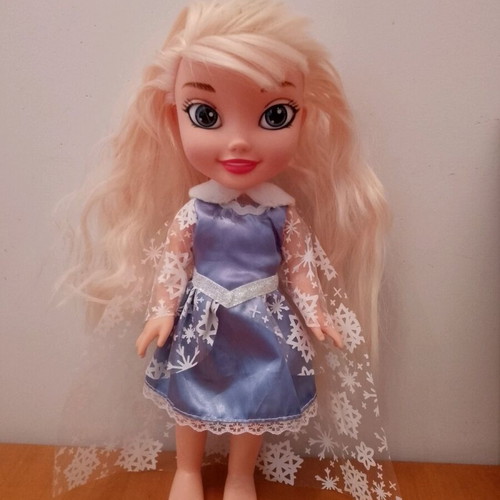 Elsa Frozen doll like new, 35 cm height