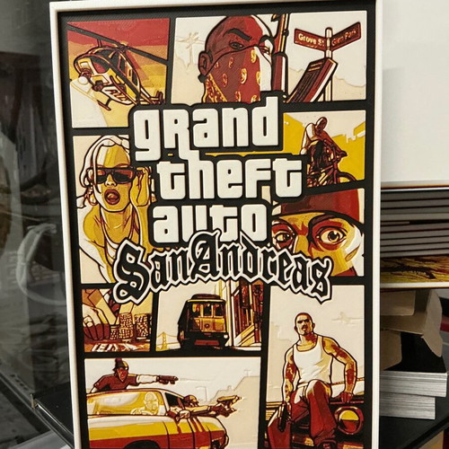 Grand Theft Auto San Andreas decorative item new, PLA