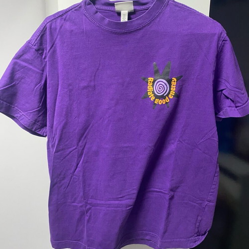 H&M Purple Printed T-Shirt Size S Like New