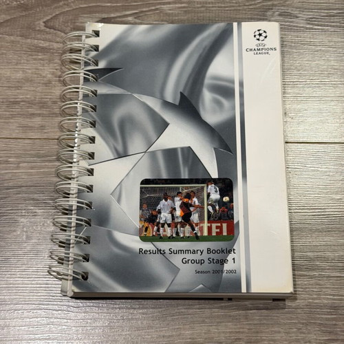 Collectible rare Uefa Champions League book 2001-2002 new
