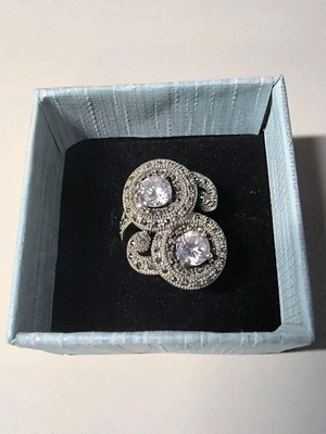 Пръстен Loisir от сребро 925 употребяван с цирконий и марказити