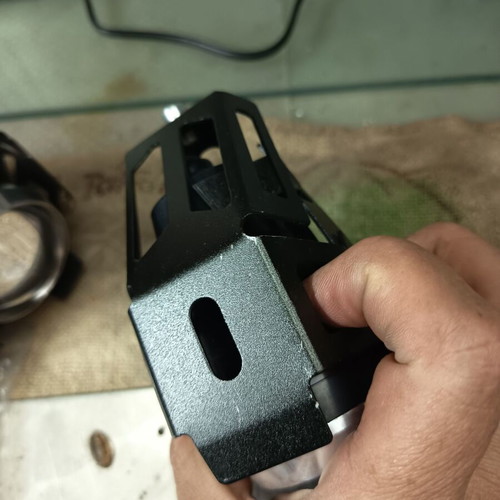 Motorcycle Spotlights like new, pair with cables and switch