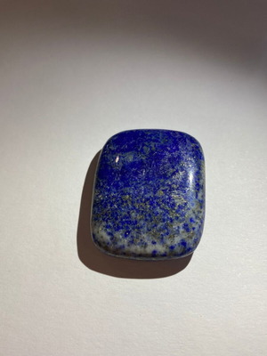 Lapis Lazuli rectangular cushion natural polished stone