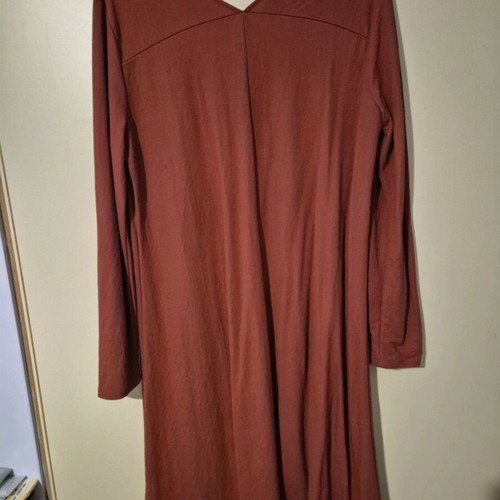 Midi dress like new, terracotta color, size L