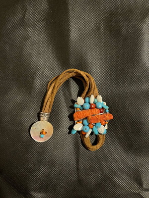 Handmade Boho Bracelet multicolour like new with semi-precious stones