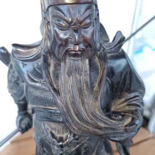 Guan Yu statue handmade, large 48 cm, like new