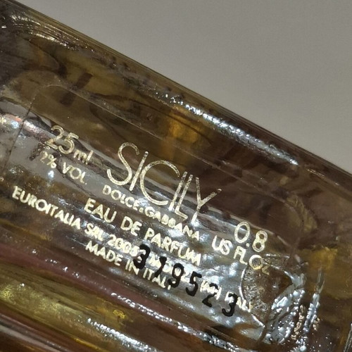 Sicily Eau de Parfum by Dolce & Gabbana, like new, vintage 25ml