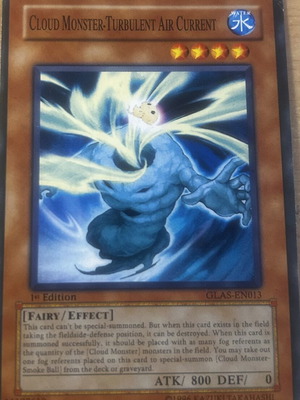 Cloud Monster Turbulent Air Current Yu-Gi-Oh! card