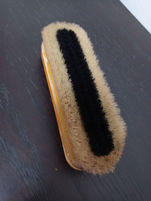 Vintage wooden clothes cleaning brush used, good condition