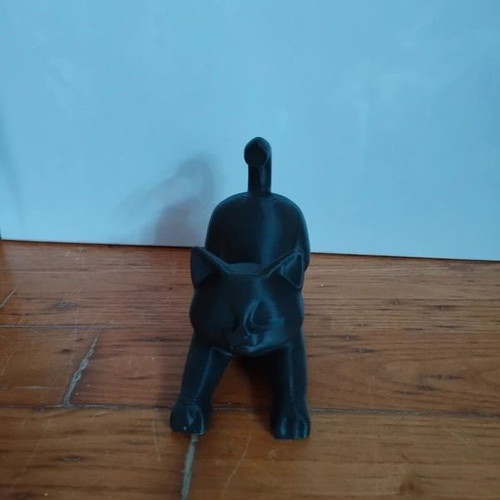Cat-shaped phone stand 3D printed, new