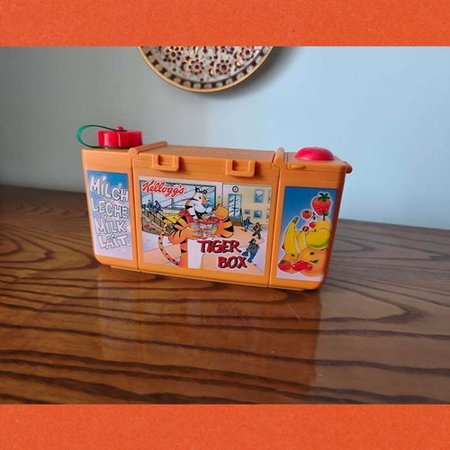 Kelloggs collectible breakfast box new with mascot