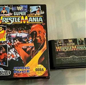 Sega Mega Drive Game - WWF Super wrestlemania