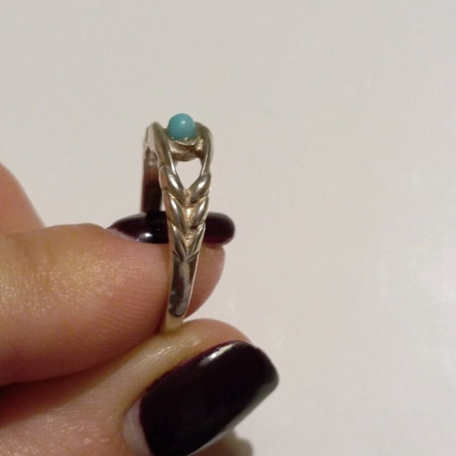 silver ring 925 with turquoise stone