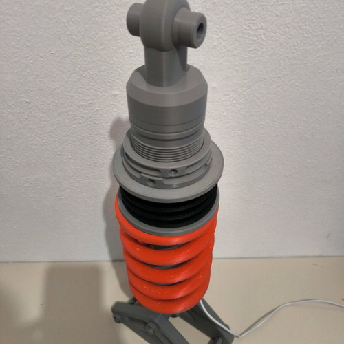 Shock Absorber LED Lamp 3D Printed Design new