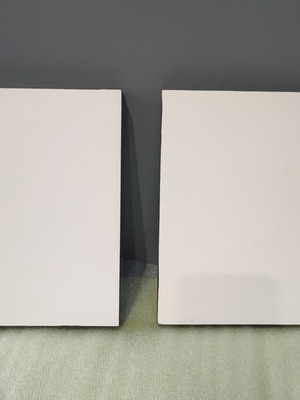 Wood for painting flamel tree with gesso, new, 21x14x2 cm