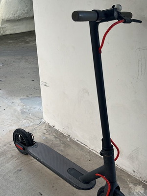 Xiaomi M365 electric scooter used with new grips, brakes, throttle