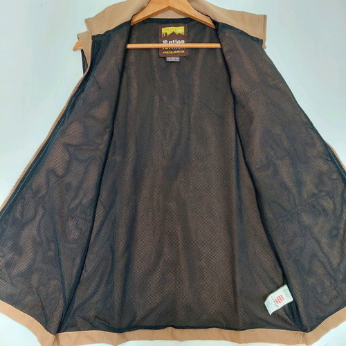 Atlas for men sleeveless vest camel size medium like new