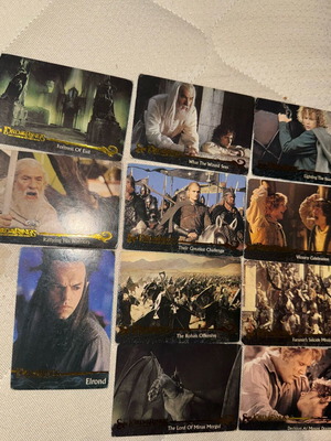 Κάρτες Lord of the Rings μεταχειρισμένες, παλιά συλλεκτική σειρά