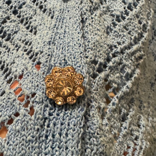 Zara knitted cardigan like new, blue, size M