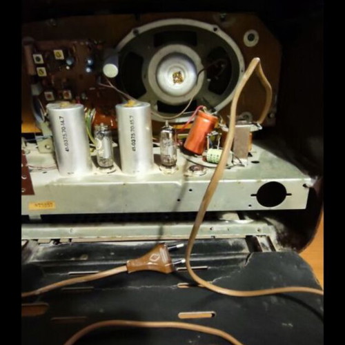 Telefunken Superheterodyne D 647 B vintage radio used