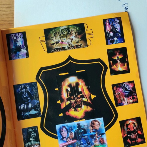 Star Wars Vader sticker book used