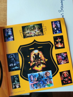 Star Wars Vader sticker book used