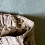 Benetton λινό σορτς για αγόρι 4-5 ετών, σαν καινούργιο, μπεζ