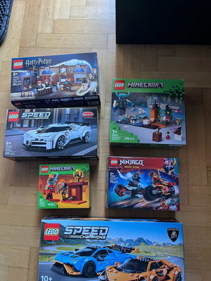 Lego sets boxes like new, empty without instructions
