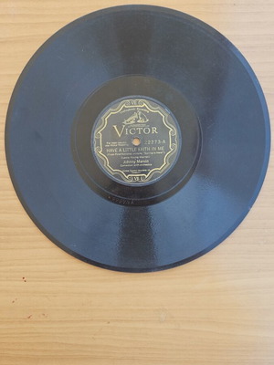 Johnny Marvin Victor 78 rpm shellac record used, 1930