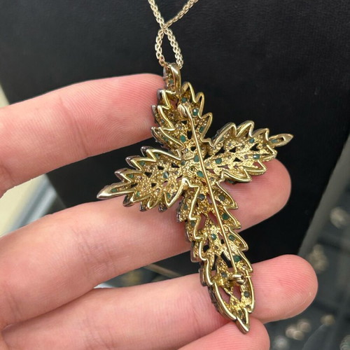 Gold/Silver Cross new, unfashioned