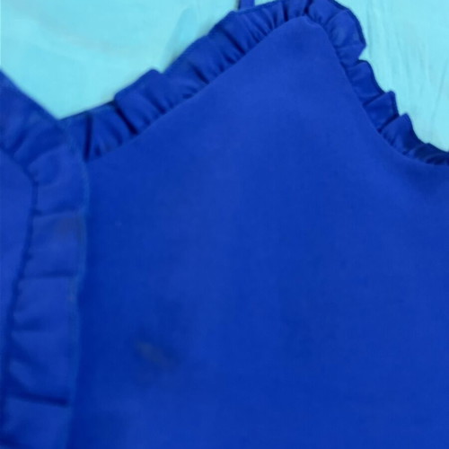 Women's top size S new, blue with adjustable straps