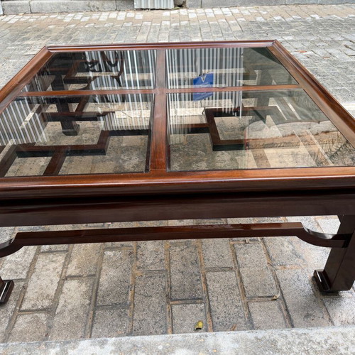 Saridis coffee table like new, size 1x1 and height 40cm