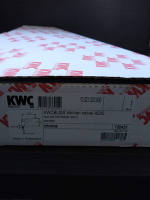 KWC Bliss μπαταρία κουζίνας καινούργιο, χρώμιο