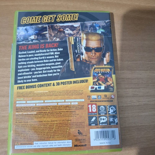Duke Nukem Forever Xbox 360 like new