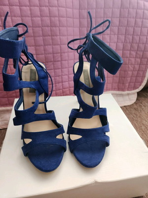 Arte Piedi high sandals new, blue, size 40