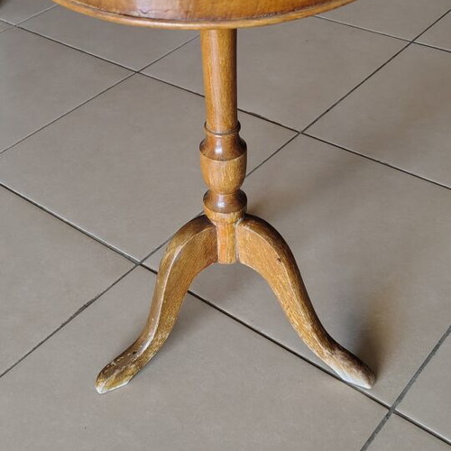 Vintage round side table, diameter 40 cm