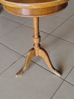 Vintage round side table, diameter 40 cm