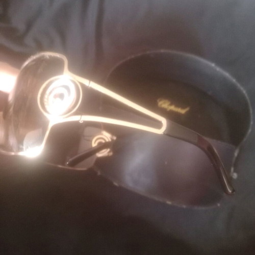 Chopard sunglasses new, gold frame mask