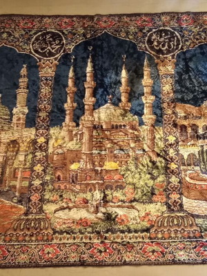Velvet wall hanging like new 1.70x1.20 m