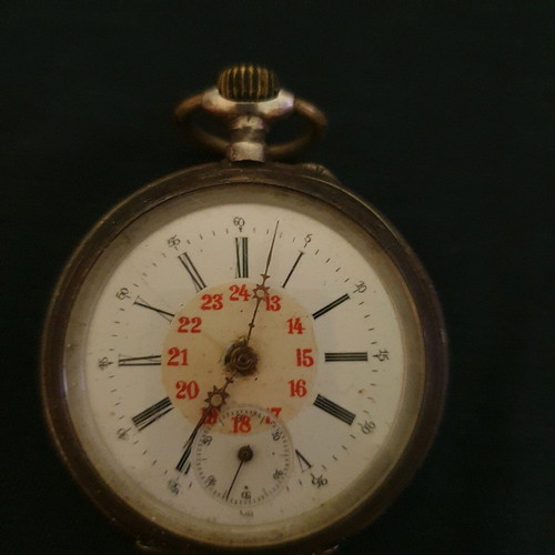 Pocket watch Spiral Breguet 15 rubis used, functional