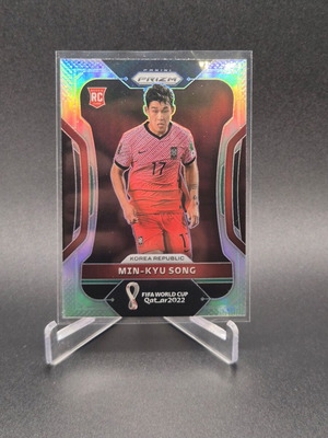 2022 Panini Prizm World Cup Qatar Silver Prizm Min-Kyu Song #138 Rookie RC used