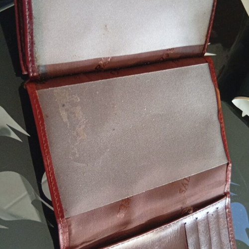 Salvadore men's leather wallet like new, brown