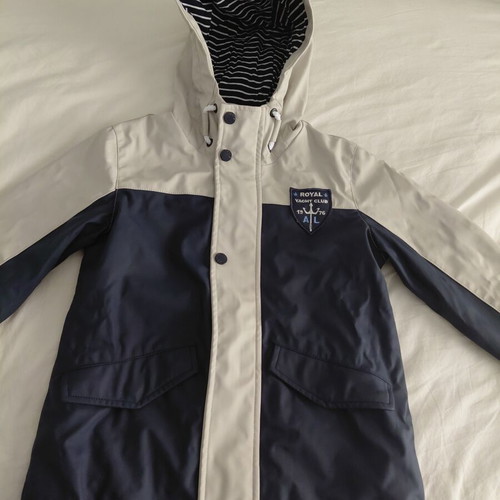 Alouette waterproof jacket for boy 6 years like new, cotton lining