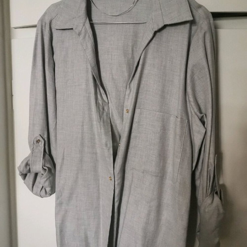 Zara shirt new, gray, size L unisex