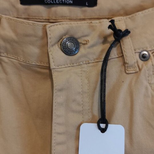 Celestino beige cotton pants new, size large