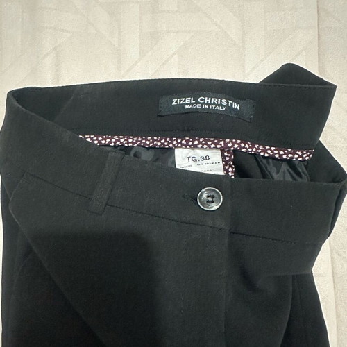 Zizel Christin Italian pants like new, slim fit, size S, black